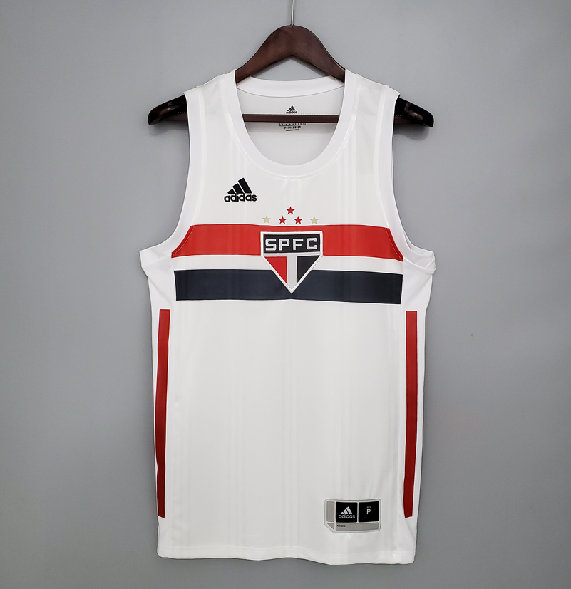 2021/22 Sao Paulo Home Vest Soccer Jersey Shirt